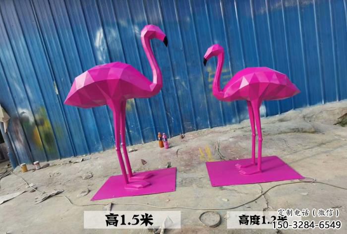 商業(yè)街不銹鋼火烈鳥雕塑 售樓處動物雕塑 幾何雕塑擺件 商業(yè)街不銹鋼火烈鳥雕塑 售樓處動物雕塑 幾何雕塑擺件