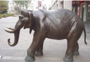 銅大象雕塑優(yōu)選，陸地擺件，銅大象雕塑生產(chǎn)