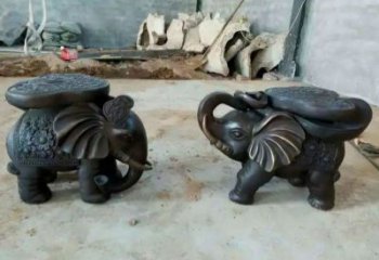 藝術(shù)大象雕塑優(yōu)選，城市裝飾，銅大象雕塑訂做