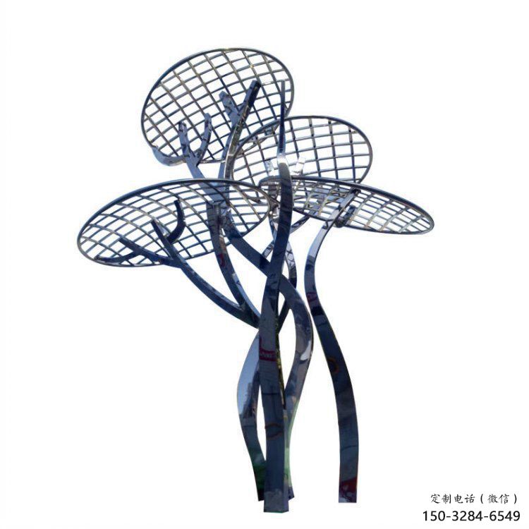 蘑菇樹(shù)雕塑廠家，標(biāo)識(shí)雕塑，鏤空蘑菇樹(shù)雕塑供給