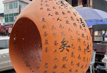 雕塑觀賞型，公園小品，景觀鏤空水滴雕塑常用