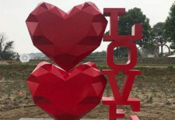 藝術(shù)love雕塑承接，景區(qū)案例，公園不銹鋼love雕塑定制
