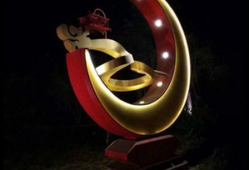 月亮雕塑制造，街景小品，景觀鏤空月亮雕塑優(yōu)價(jià)