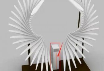 金屬天使之翼雕塑制作，城市裝飾，空間翅膀雕塑標(biāo)準(zhǔn)