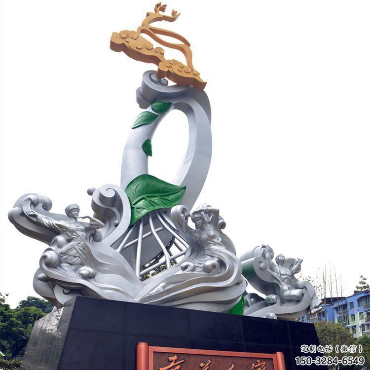 保山蘭花雕塑承接，城市裝飾，大型蘭花花朵雕塑公司