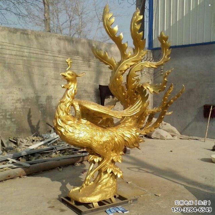 昭通鳳凰雕塑廠家，鍛造工藝，銅鳳凰雕塑廠家承接