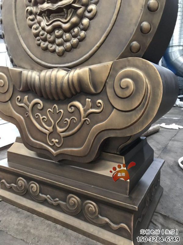 下城抱箍鑄造觀賞型，露天雕塑，鑄銅抱箍雕塑訂做