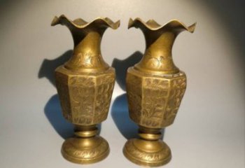 臺州花瓶雕塑定價(jià)，鑄銅工藝，銅花瓶雕塑制作廠家