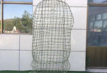 萬盛鏤空孔子雕塑訂做，景區(qū)雕塑，鐵藝古代人物雕塑定價